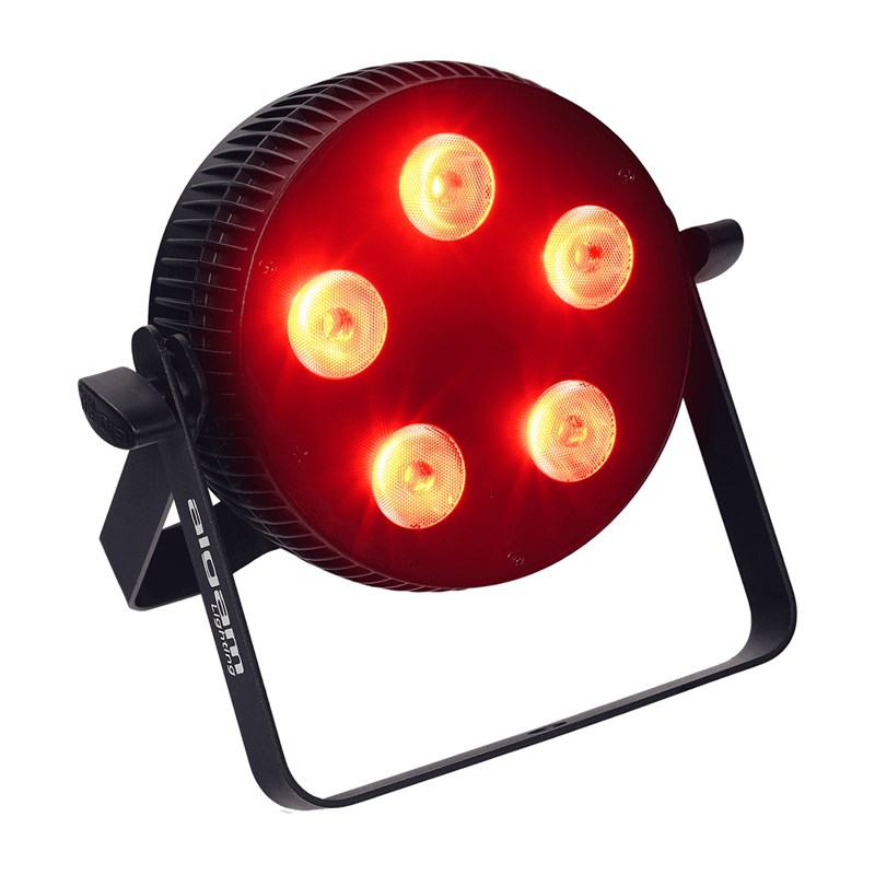 Projecteur LED RGBW 5x10W - DMX - lyre & télécommande - LED