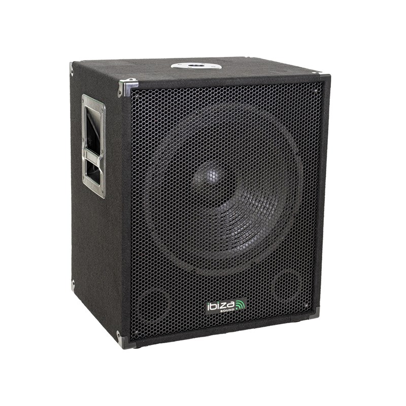 Caisson de basses actif Ibiza Sound SUB15A de 800W COTE
