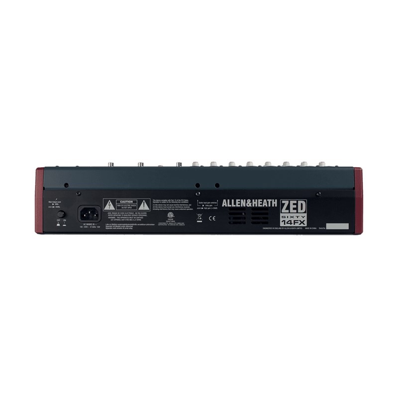 Console de mixage USB avec effets - 8 in mono, 2 stéréo 2 AUX avec faders 60mm alimentation