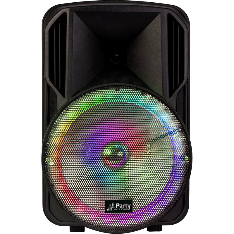 Enceinte portable Party Light & Sound PARTY-12RGB avec BLUETOOTH, USB/SD - face