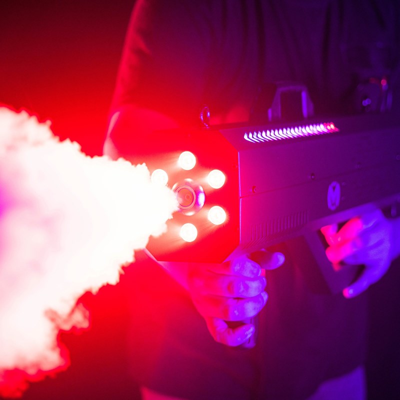 Machine à fumée portable 1500W - LED RGB fête