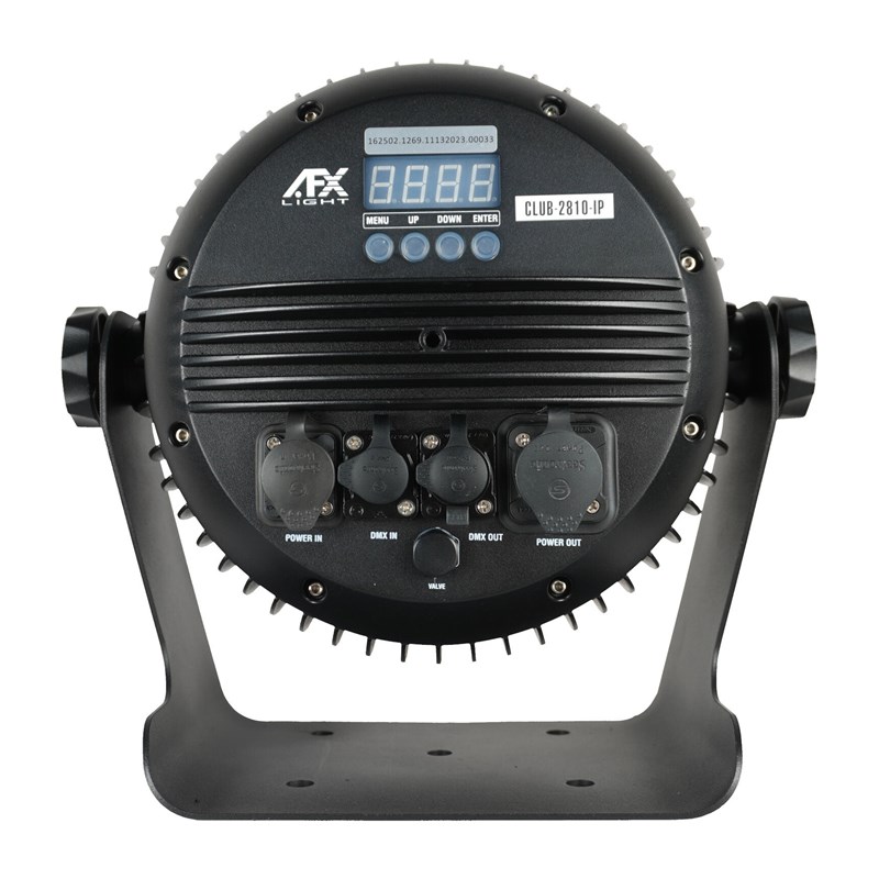 Projecteur LED RGBW 28x10W IP65 zoom 12°-60° DMX  - arrière