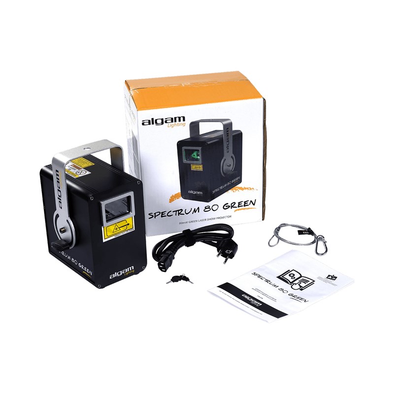 Laser d'Animation Vert - 80mW DMX accessoires