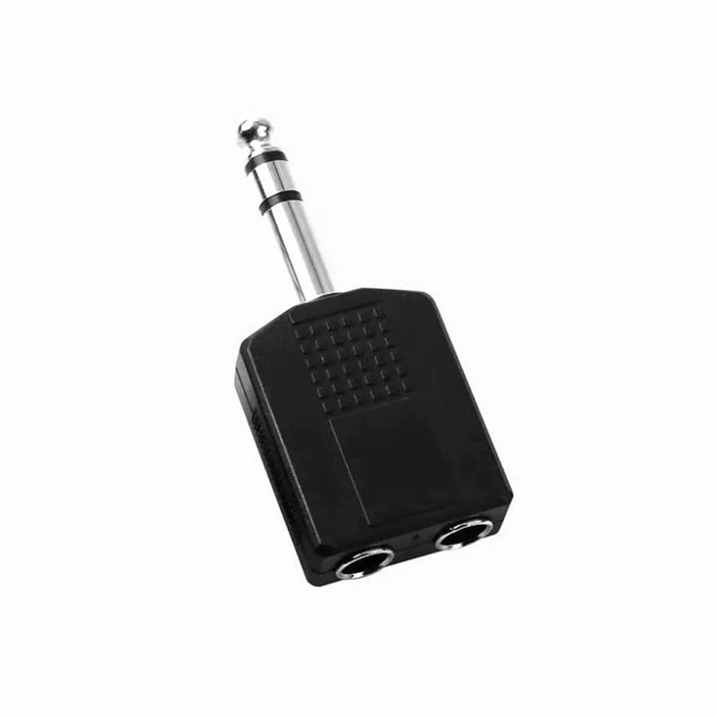 Adaptateur audio Jack 6,35 mm stéréo vers 2 sorties