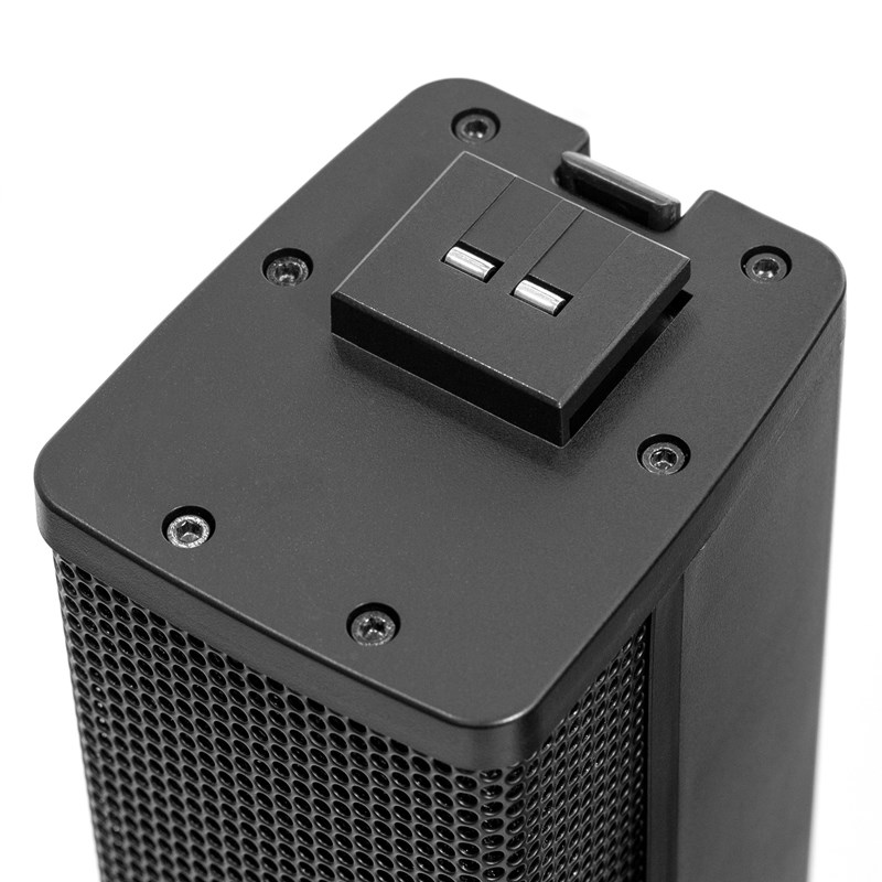 Système sono colonne 2.1 - 1600W - caisson 12" & BT - Elokance - e-Slim 212 dessus