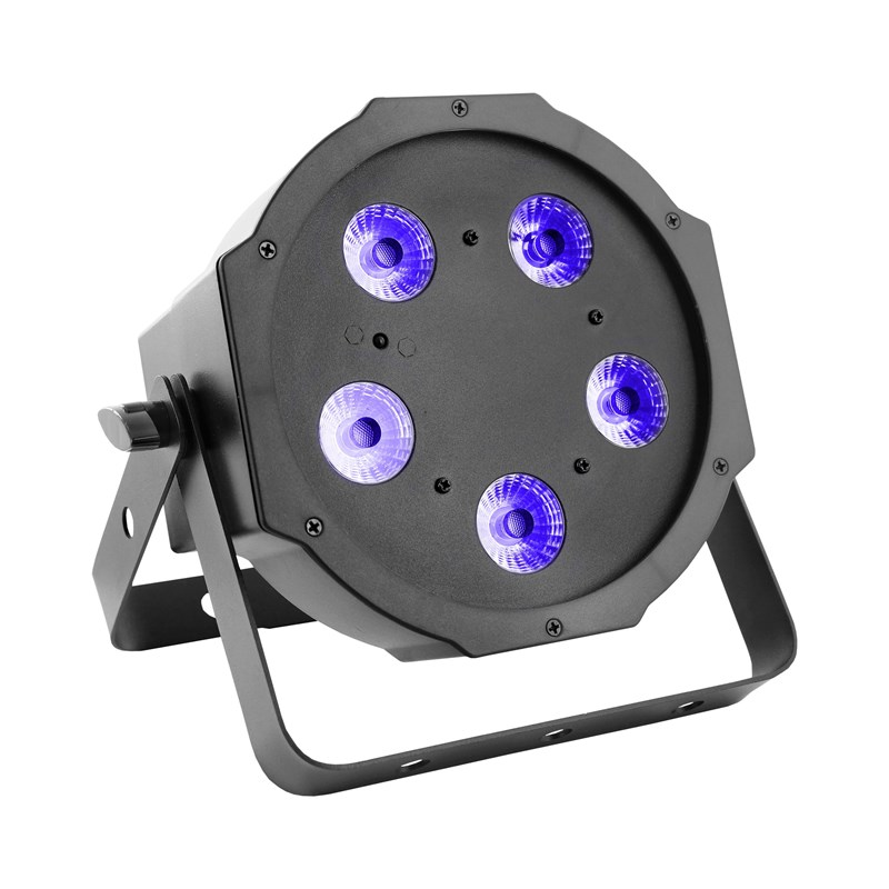 Projecteur plat à LED 4-en-1 - 5 x 5W RGB-UV éclairage
