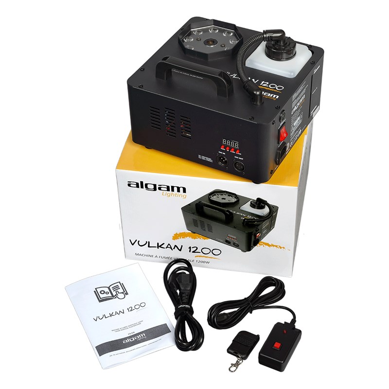 Geyser effet CO2 LED 1200W - DMX - télécommande incluse - box