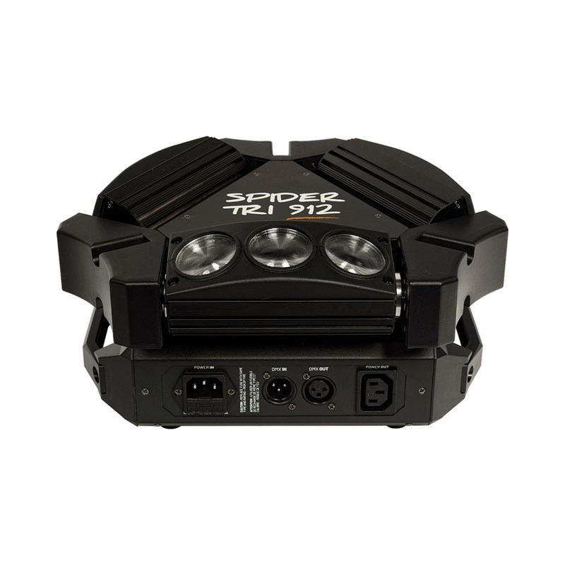 Mini-Barres Motorisées Beam - 9 x 12W connectique