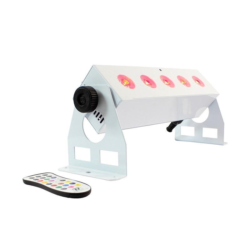 Barre LED ultra-compacte - RGBW 5 x 8W projecteur