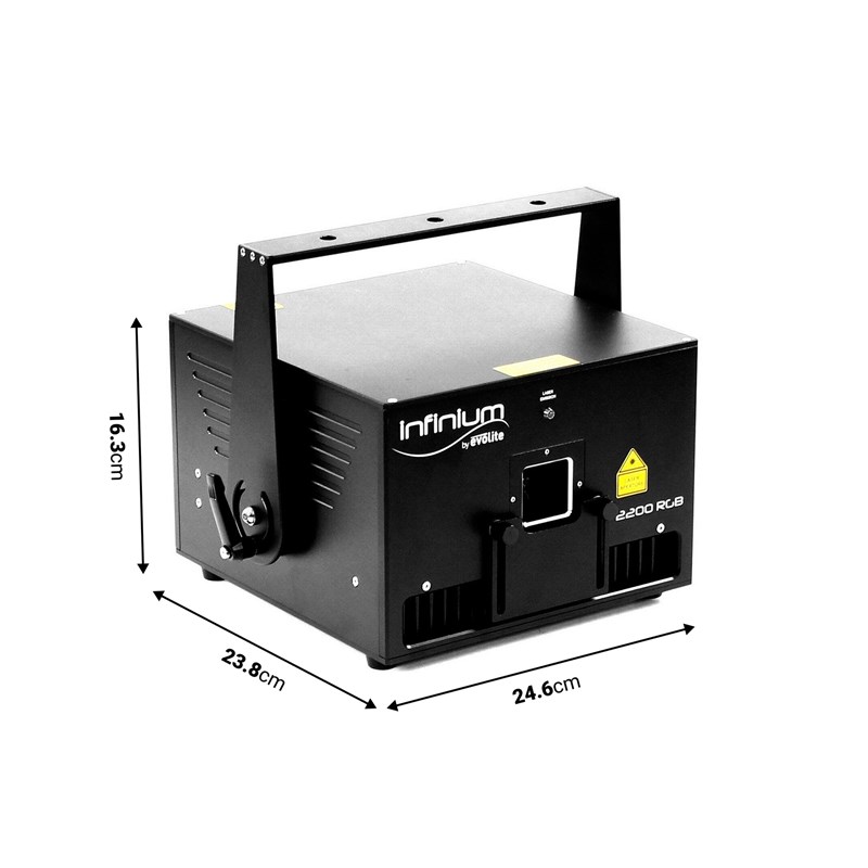 Laser RGB 2200mW - DMX
