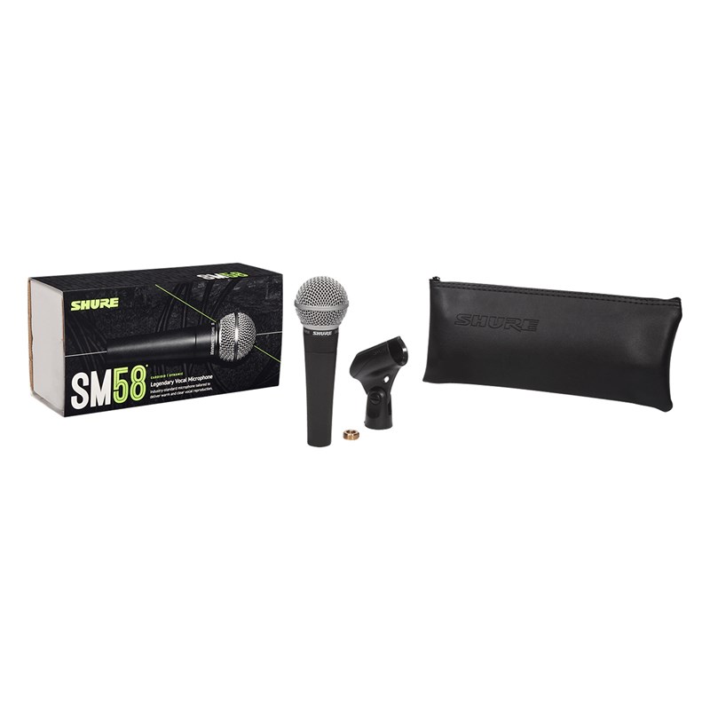 Micro voix dynamique cardioide SM58 - détail boite