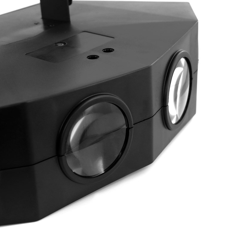 Effet à LED RGBWA multifaisceaux - 4 lentilles moonflower