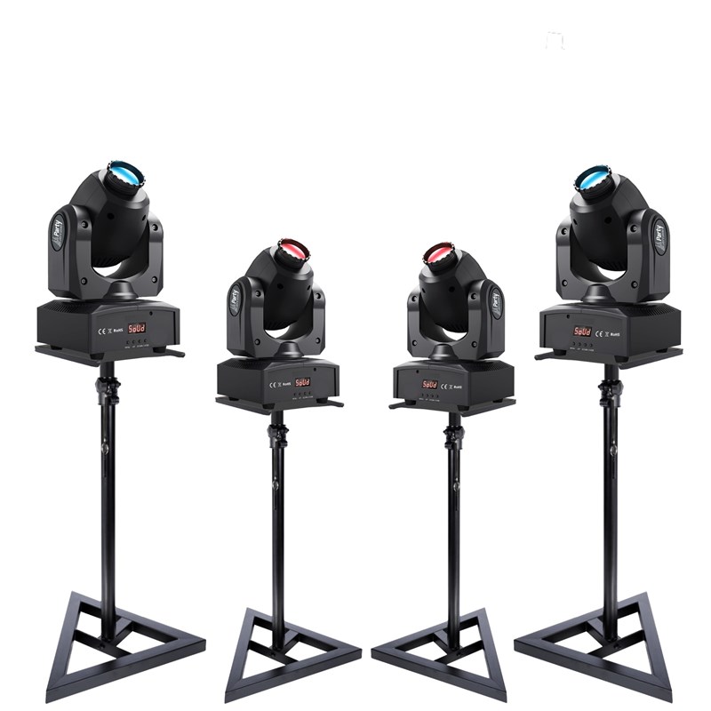 Pack 4 Lyres DMX 10W - 4 Supports