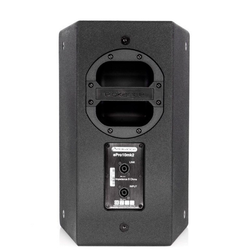 Enceinte passive 2 voies 25 cm - 250W RMS - M10 & BF/HF - Elokance - E Pro 10 mk2 arrière