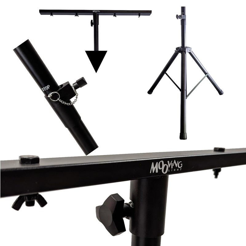 Pack pied lumière - 4 PAR RGB DMX