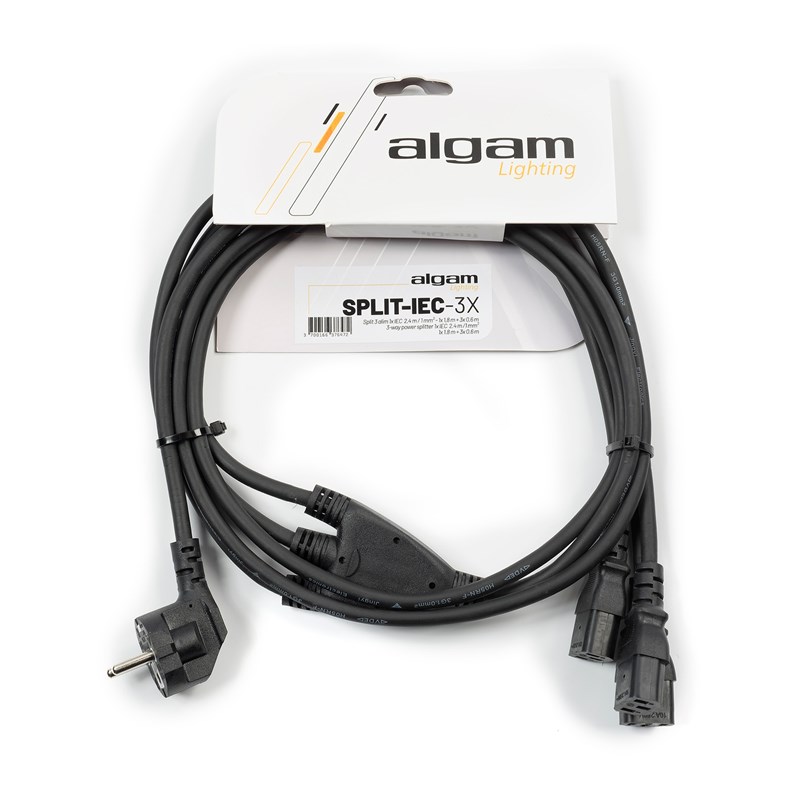 Câble d'alimentation - Split 3 Connecteurs IEC - 2,4m