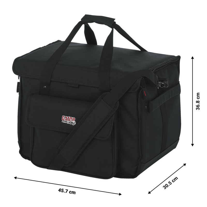 Housse transport pour 2 enceintes monitoring 5" - GATOR CASES - HGF G-STUDIOMON1 dimensions