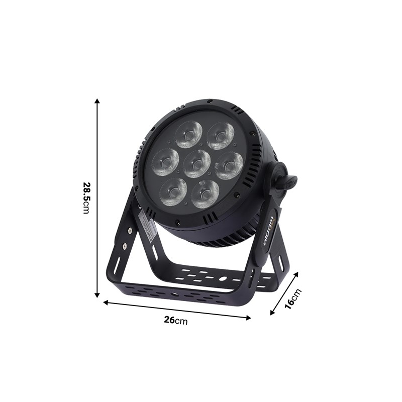 Projecteur PAR LED IP65 - LED 7 x 25W QUAD exterieur