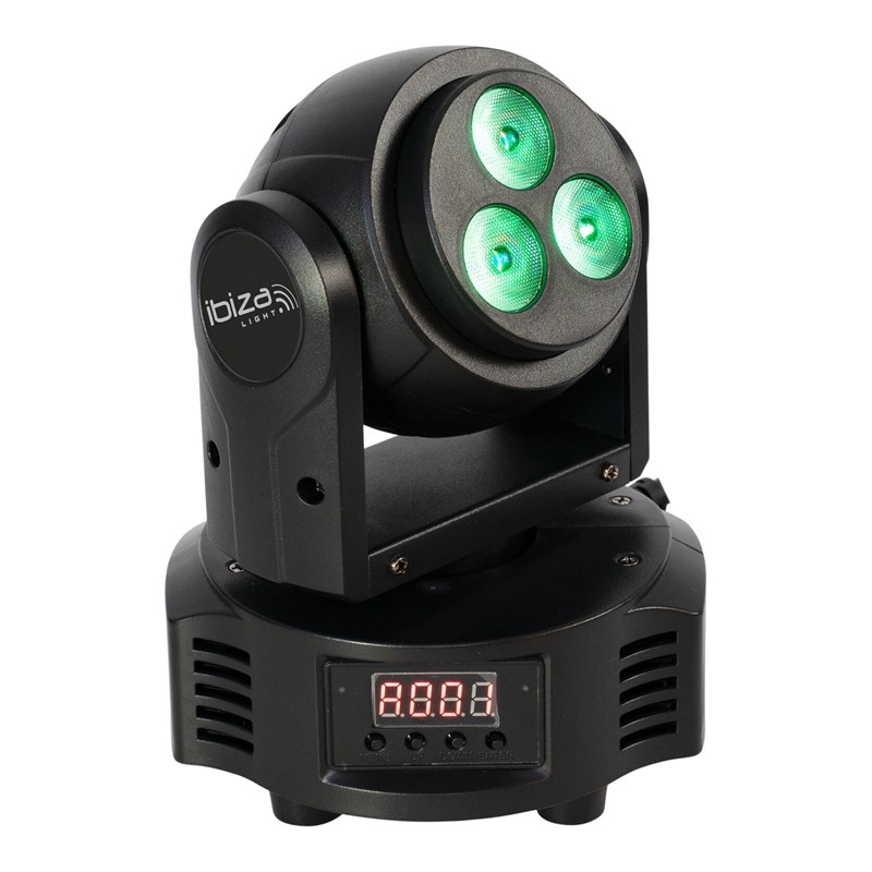 Double lyre Ibiza light MH-BEAM-WASH DMX - green