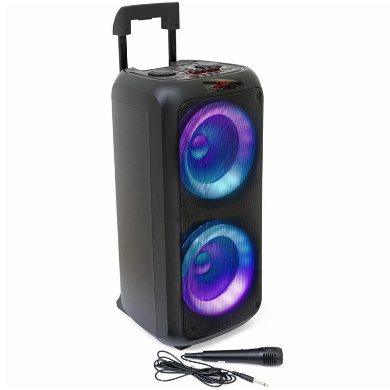 Pack Enceinte Karaoké 600W sur batterie - 3 micros