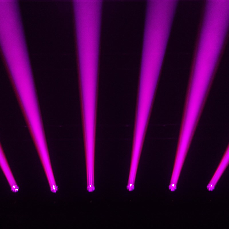 Projecteur Lyre Beam 60W - Gobos DMX Prisme