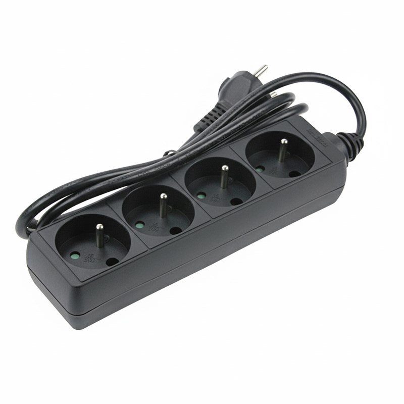 Multiprise 4 voies 1,5 m avec prises françaises