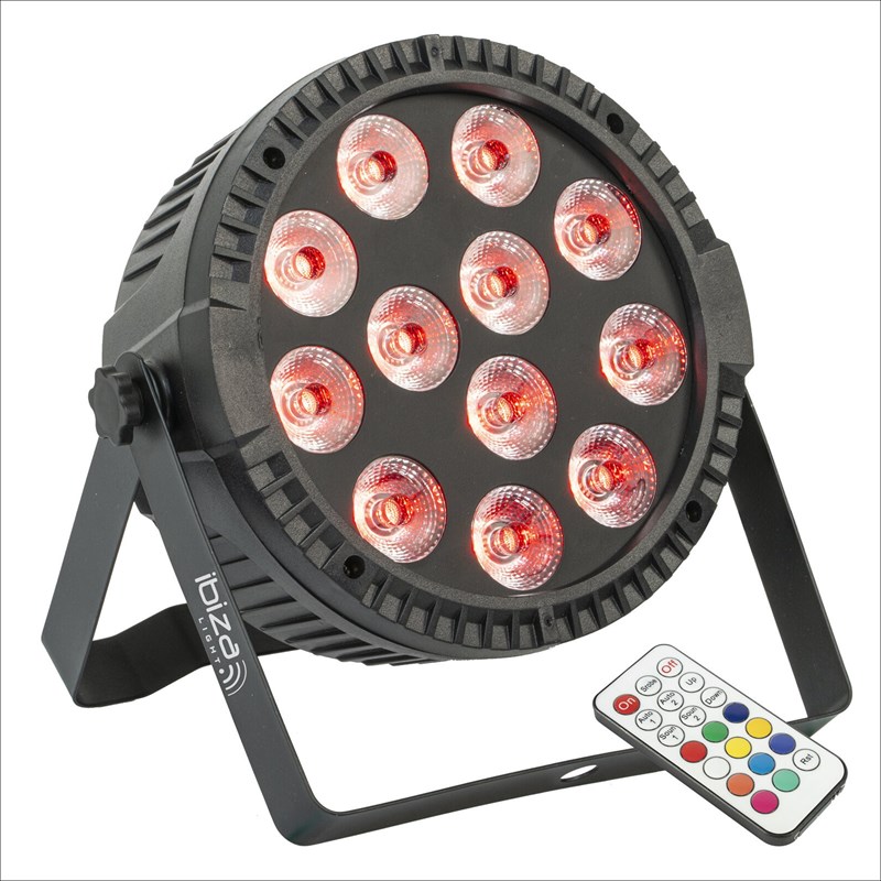 Projecteur LED 12x6W RGBW - rouge