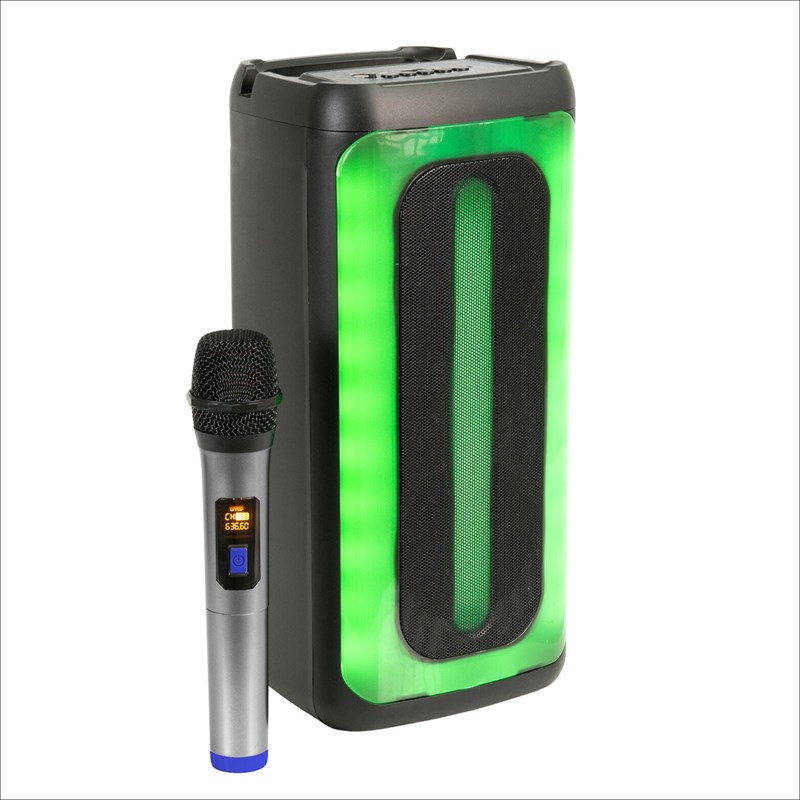 Enceinte portable Bluetooth 2 x 4" avec micro