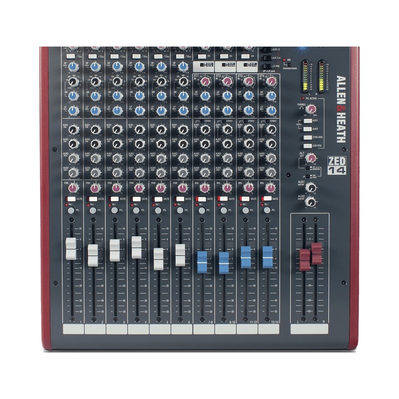 Console USB sans effets - 6 in mono, 4 stéréo, 4 AUX - mixeur