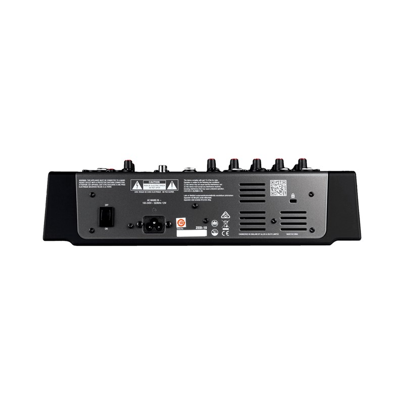 Mixeur Analogique 4 Mono 2 Stéréo USB - Allen & Heath SAE ZEDI-10 alimentation