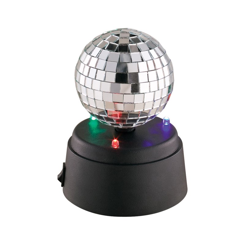 Pack 3 mini effets lumière LED - Boule, Disco, Gyro - facettes