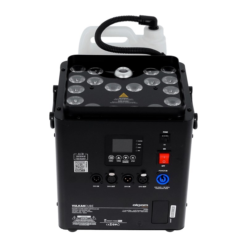 Machine à fumée verticale 1500W - DMX & Télécommande effet