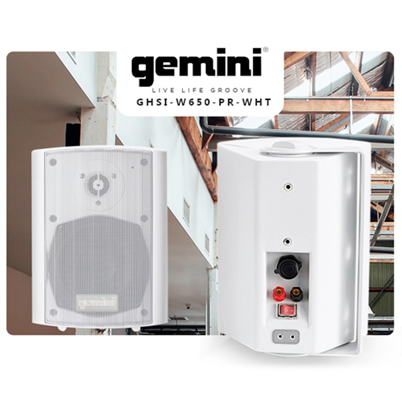 Paire d'enceintes extérieures 300W - Bluetooth - IP44 passive