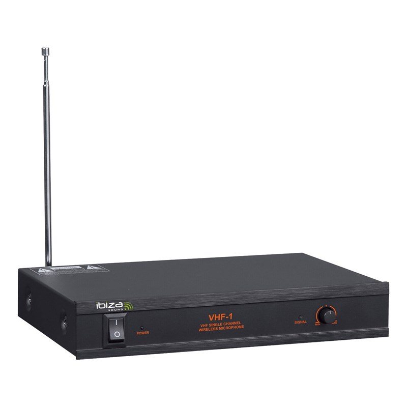 Système de micro VHF 203.5MHz Ibiza Sound VHF1B - récepteur