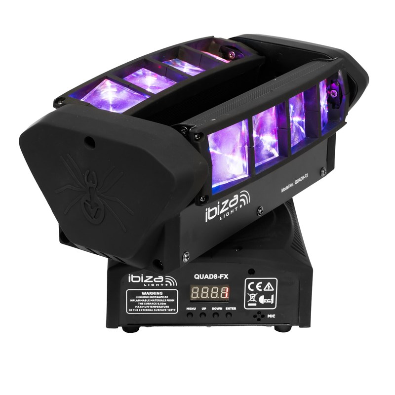 Effet lumière Spider 8x10W