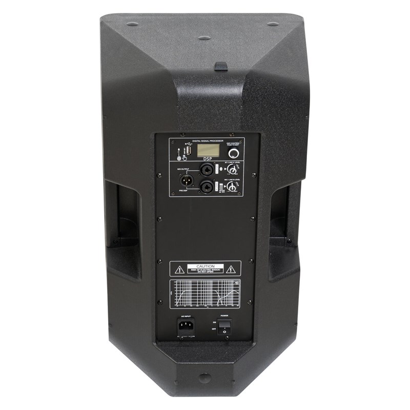 Enceinte active 15" 1000W avec DSP et Bluetooth - interface PRO15DSP