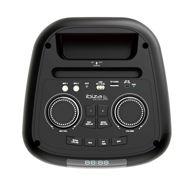 Enceinte BT 2 x 8"/20cm 700W - Sur batterie autonome
