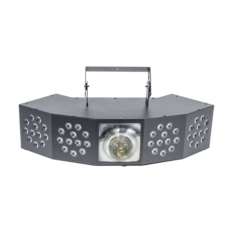 Effet LED 3-en-1 avec DMX - Wash, Moonflower & Strobe RVB