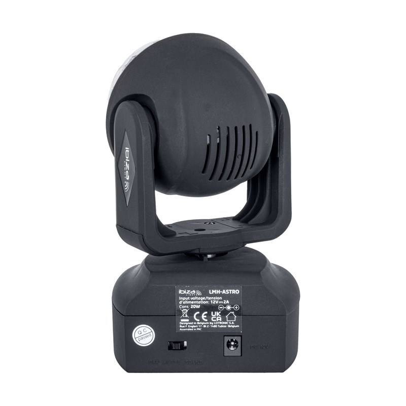 Lyre LED RVB - Effet Astro 6 x 3W - Télécommande soirée