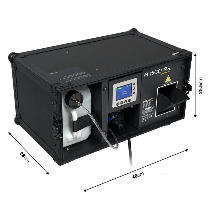 Machine à brouillard 1500W - flight-case - DMX