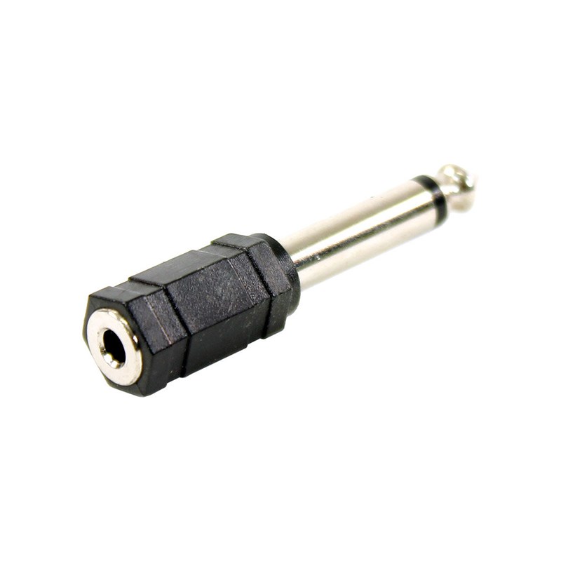 Adaptateur Mini Jack 3,5mm Femelle - Jack Mono 6,35mm connecteur