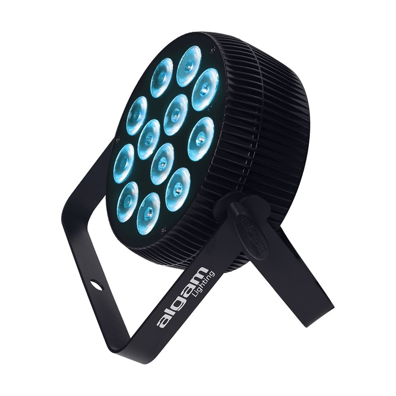 Projecteur LED plat 12x10W RGBW - IR - DMX - lyre - Algam