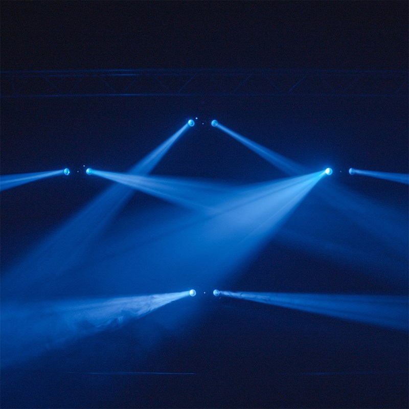 Jeu Lumières RGBWA Moon Strobe Laser - Télécommande