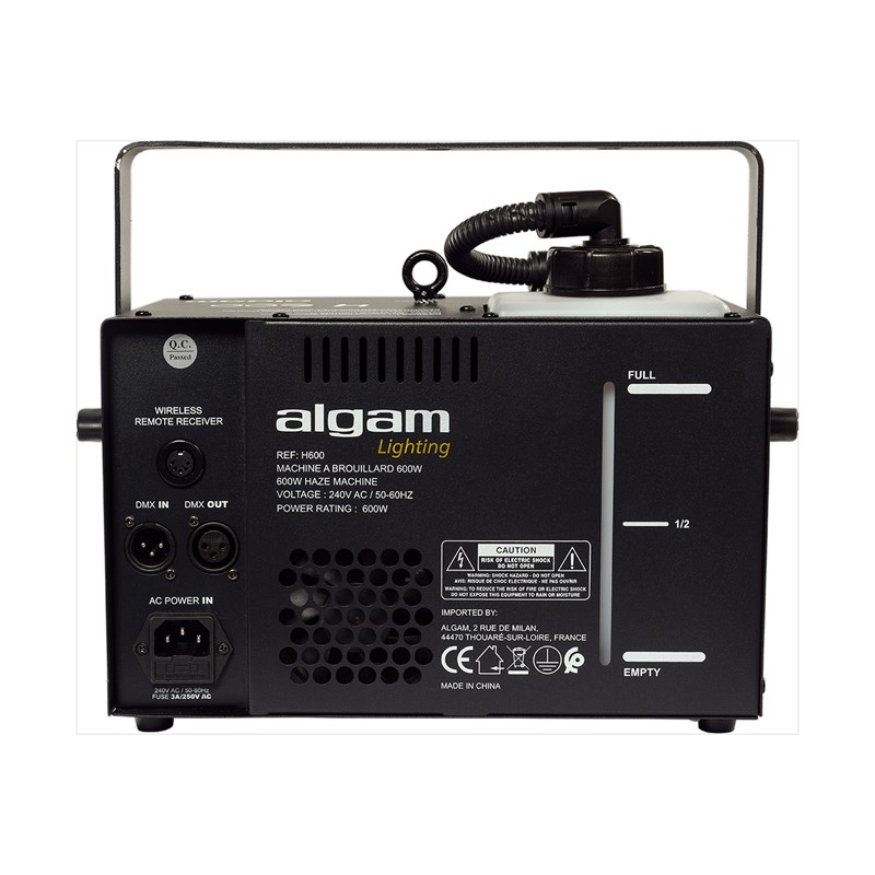 Machine à brouillard 600W - DMX - réservoir 1,2L