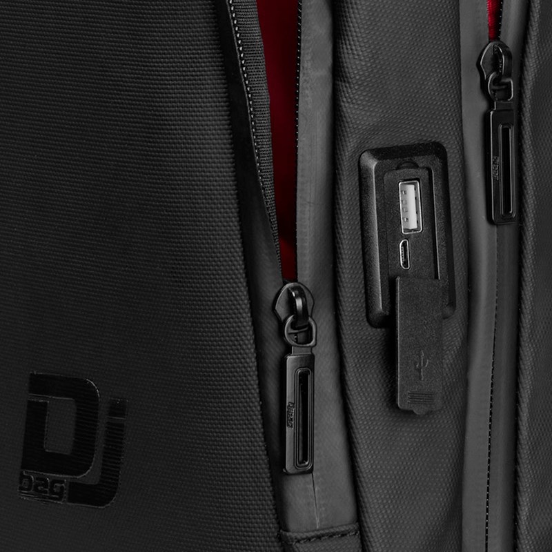 Sac à dos DJ urbain compact - USB & compartiments accessoire