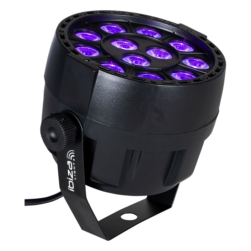 Projecteur PAR UV 12 LED 2W DMX stroboscope - PAR-MINI-UV