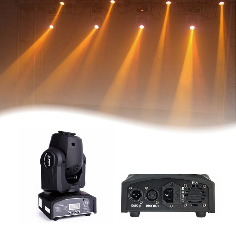 Pack 4 Lyres DMX 10W - 4 Supports