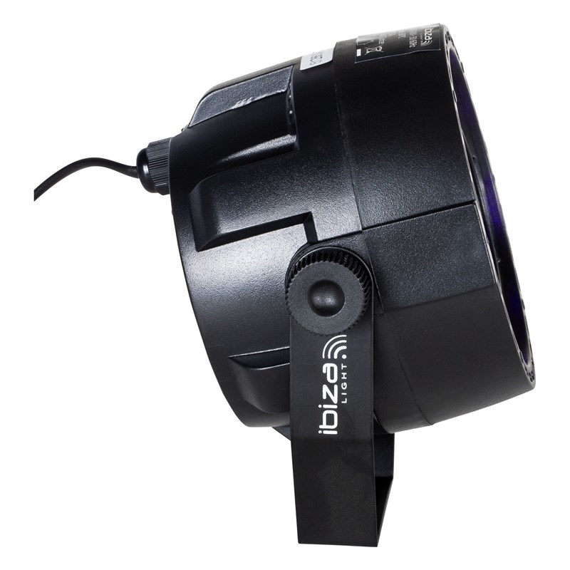 Projecteur PAR UV 12 LED 2W DMX stroboscope - côté