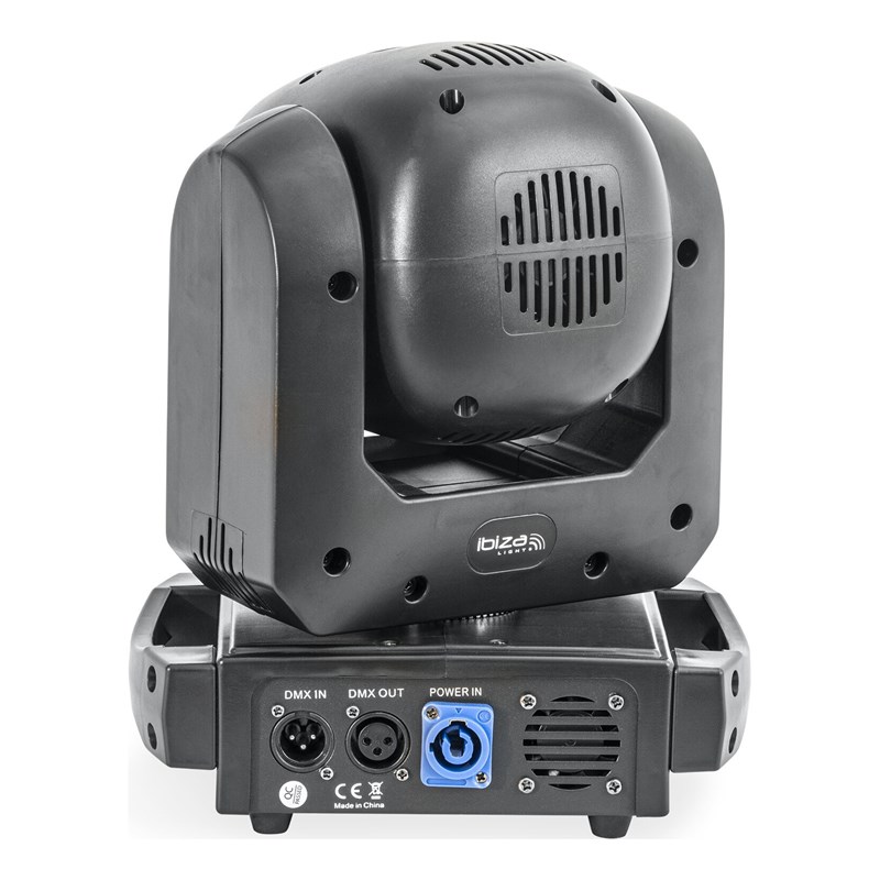 Lyre Spot 100W + B-Eye 6 x 10W DMX 17 canaux - arrière