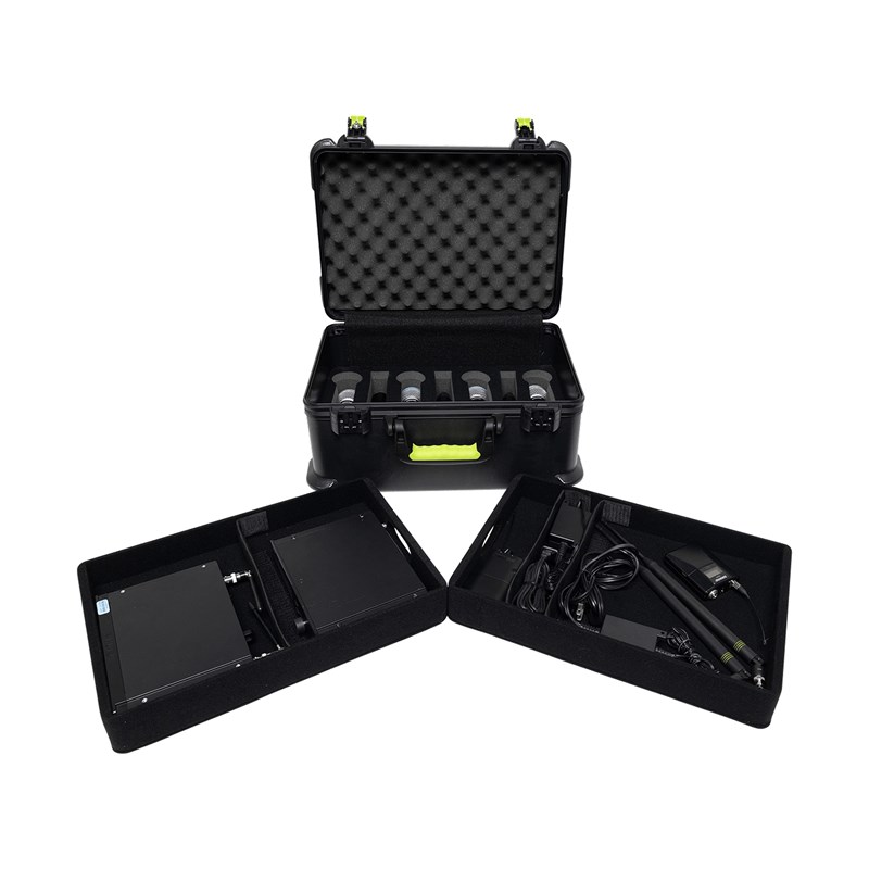 Flight case Polyéthylène pour 7 Micros HF - détails